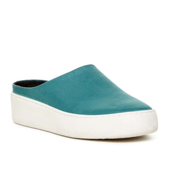 Free People Shoes - Free People Wynwood Slide Sneaker Teal Size 7